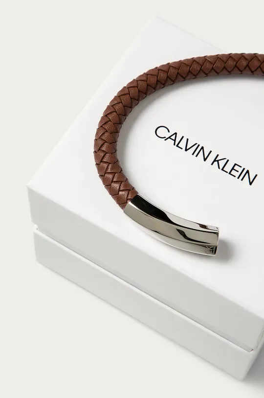 Calvin Klein - Βραχιόλι καφέ