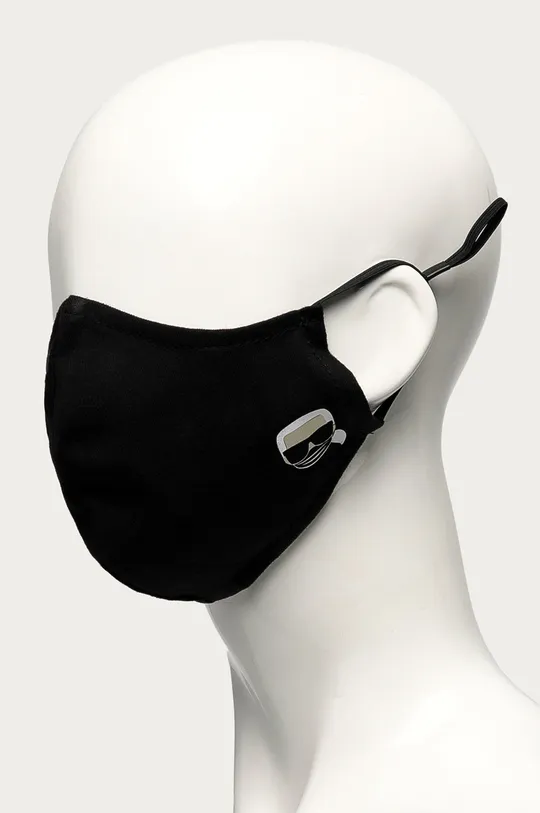 Karl Lagerfeld - Багаторазова захисна маска чорний
