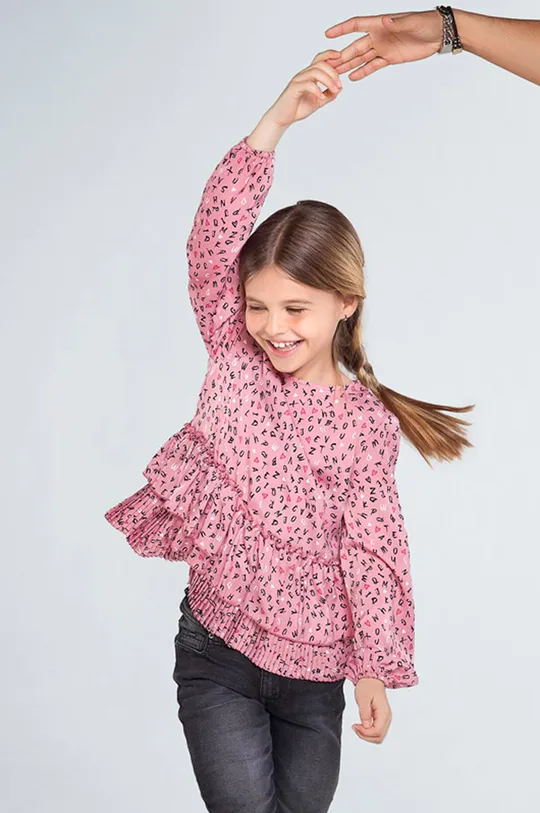 Mayoral - Детская блузка 128-167 см. розовый