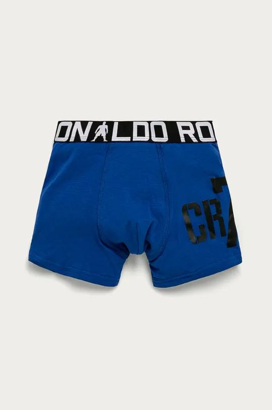 блакитний CR7 Cristiano Ronaldo - Дитячі боксери (2-pack) Для хлопчиків