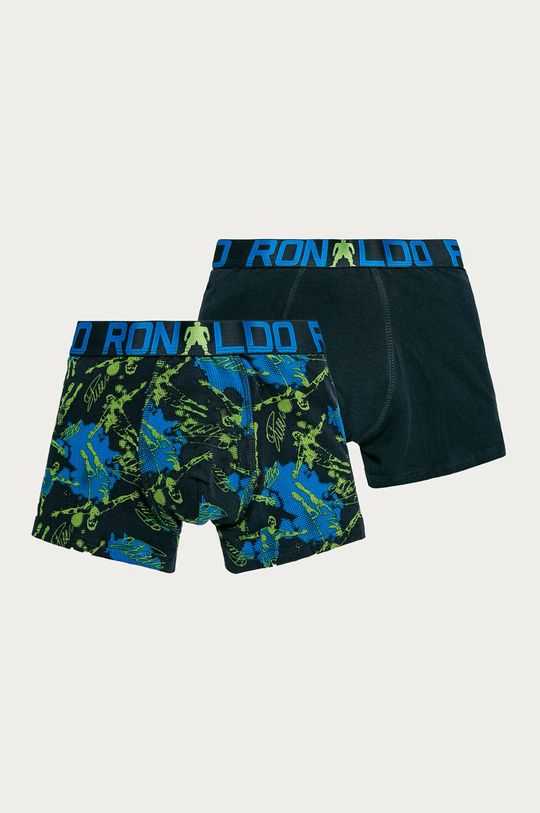 námořnická modř CR7 Cristiano Ronaldo - Dětské boxerky (2-pack) Chlapecký