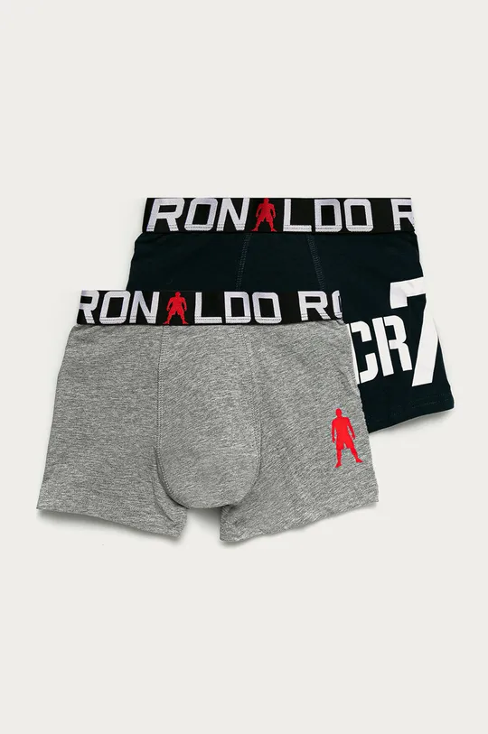 multicolor CR7 Cristiano Ronaldo - Bokserki dziecięce 116-166 cm (2-pack) Chłopięcy