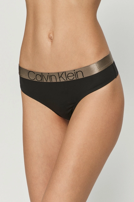 czarny Calvin Klein Underwear - Stringi Damski