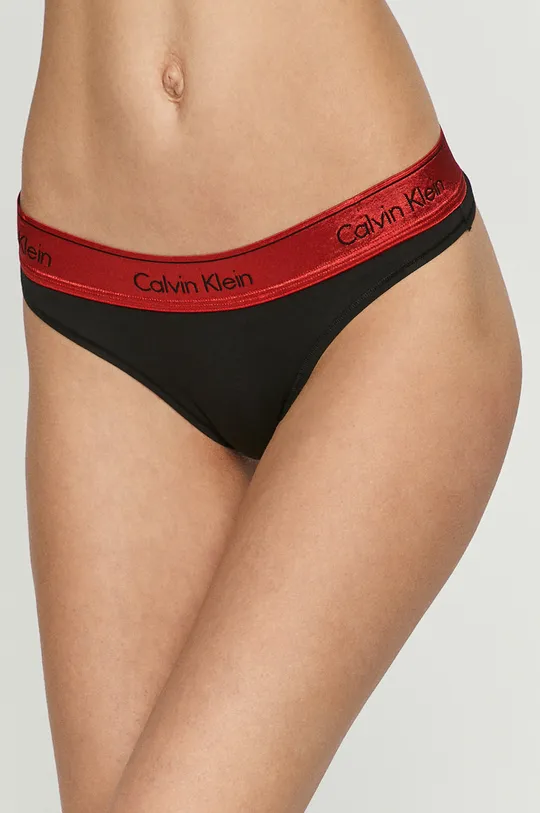 czarny Calvin Klein Underwear - Stringi Damski