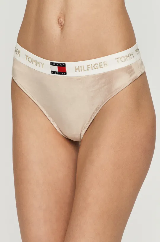 beżowy Tommy Hilfiger - Stringi Damski