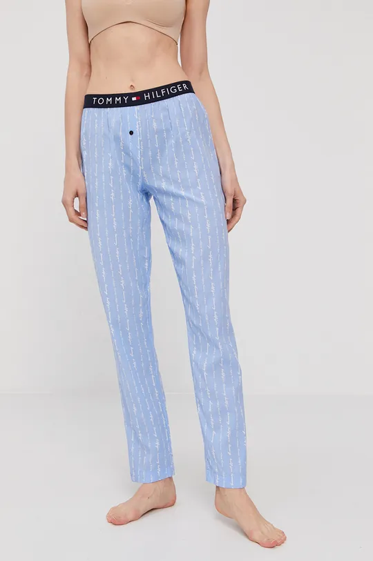 niebieski Tommy Hilfiger Spodnie piżamowe Damski