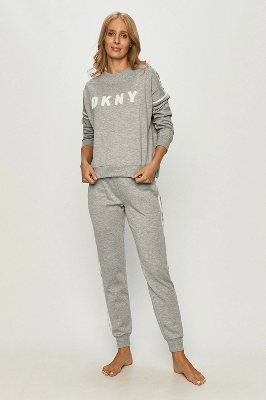 Dkny - Pantaloni de pijama YI2722413 gri AW20