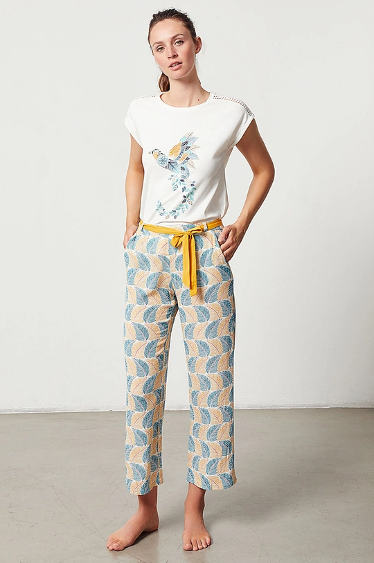 Etam - Tricou de pijama BEN 651972180 bej AW20