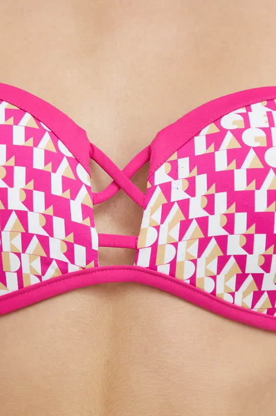 ροζ Karl Lagerfeld Bikini top