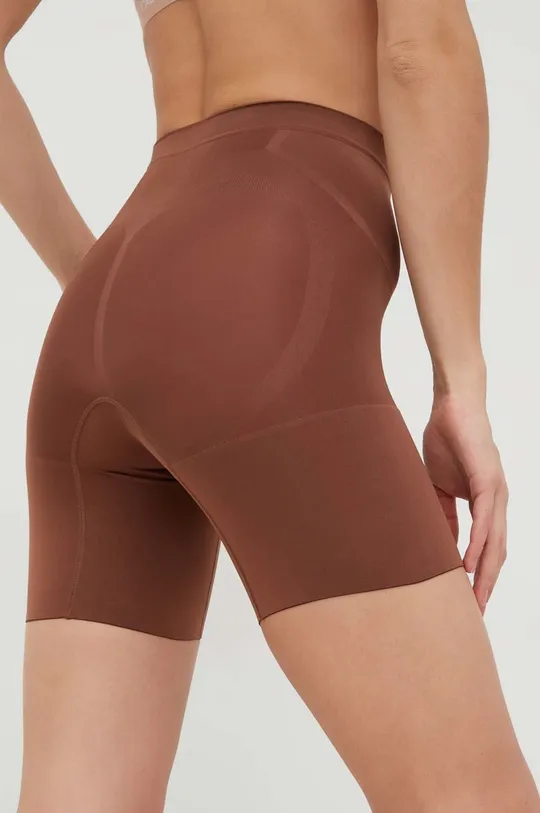 Spanx kratke hlače za oblikovanje postave Oncore Mid-Thigh rjava