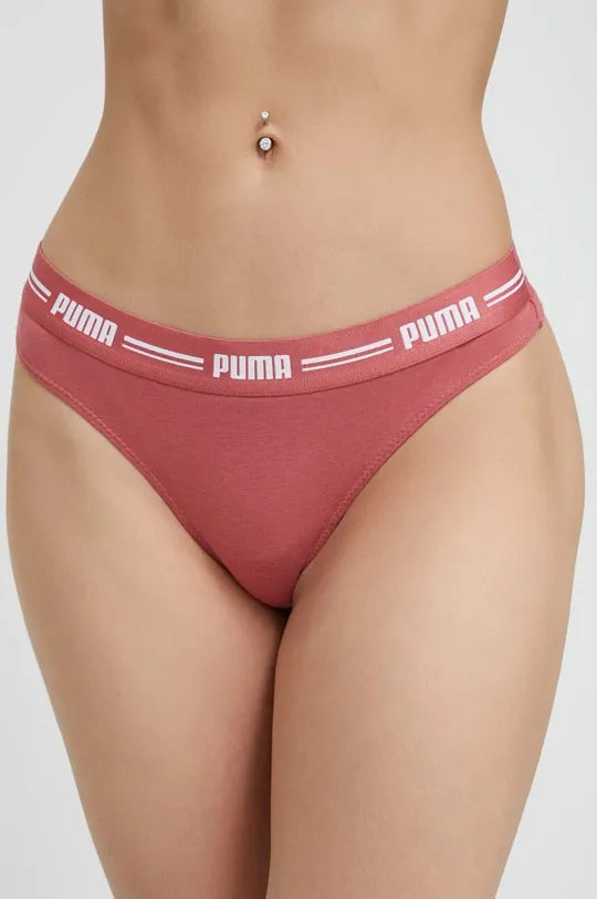 różowy Puma stringi 2-pack Damski