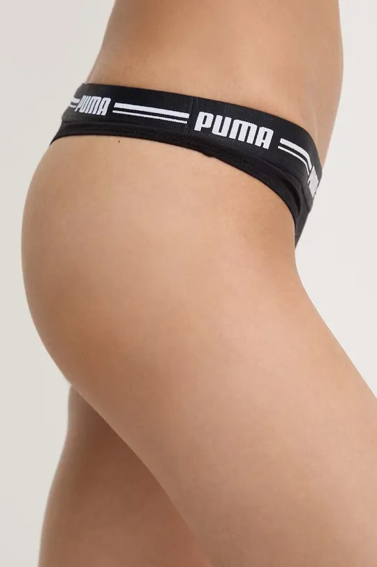 czarny Puma stringi 2-pack