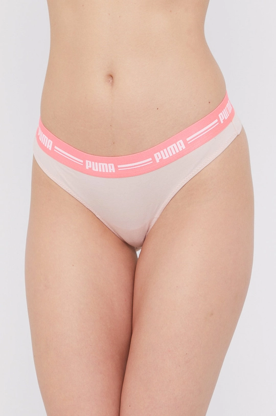 różowy Puma stringi 2-pack Damski