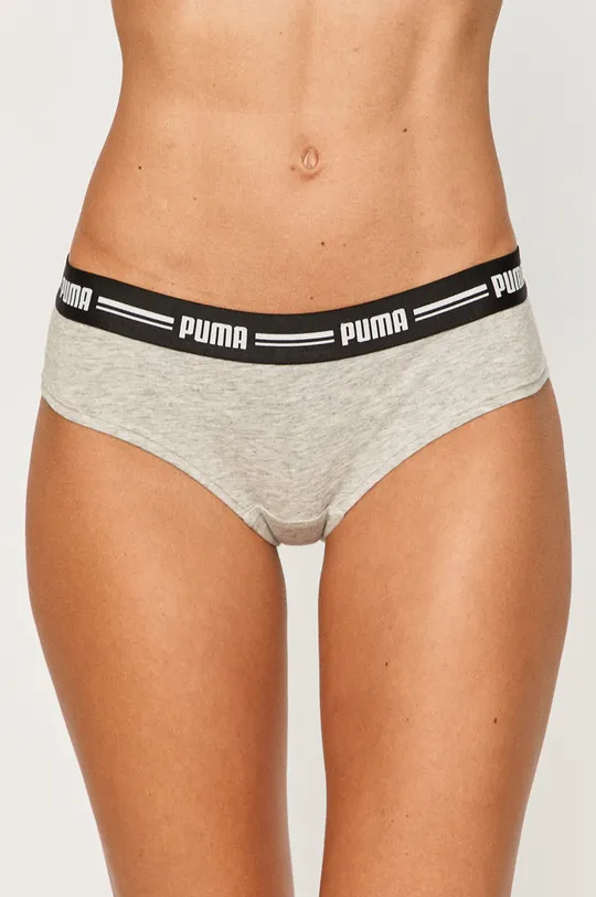 Brazílske nohavičky Puma (2-pak) 907856 sivá