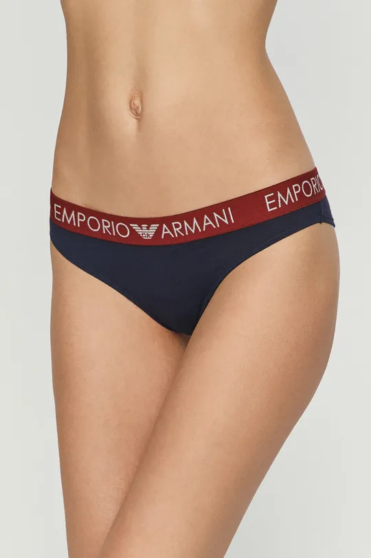 Emporio Armani - Brazílske nohavičky (2-PACK) burgundské