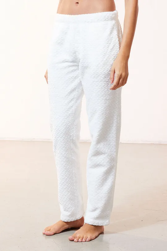biały Etam - Spodnie piżamowe OOJAM Damski