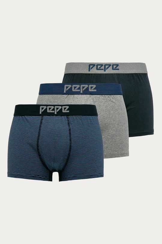 modrá Pepe Jeans - Boxerky Herman (3-pack) Pánský