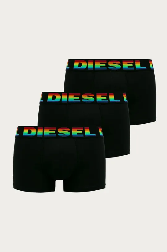 чорний Diesel - Боксери (3-pack) Чоловічий