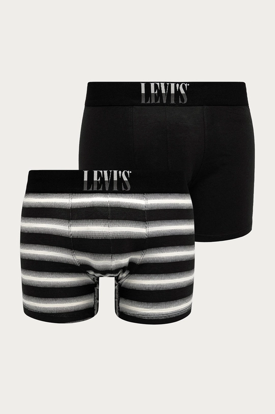 czarny Levi's - Bokserki (2-pack) Męski