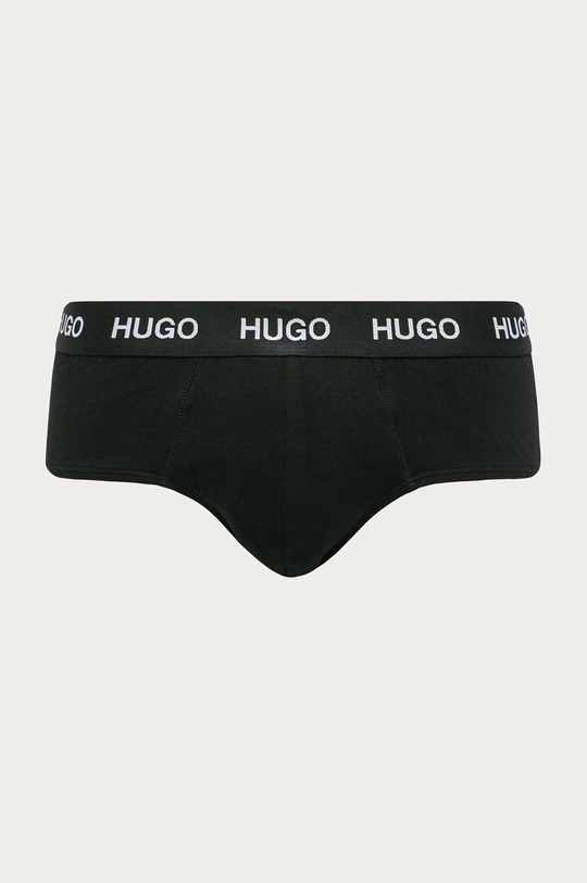 crna Hugo - Slip gaćice (3-pack) Muški