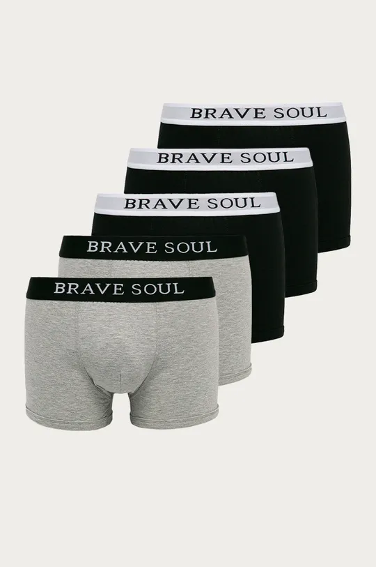 чёрный Brave Soul - Боксеры (5-pack) Мужской