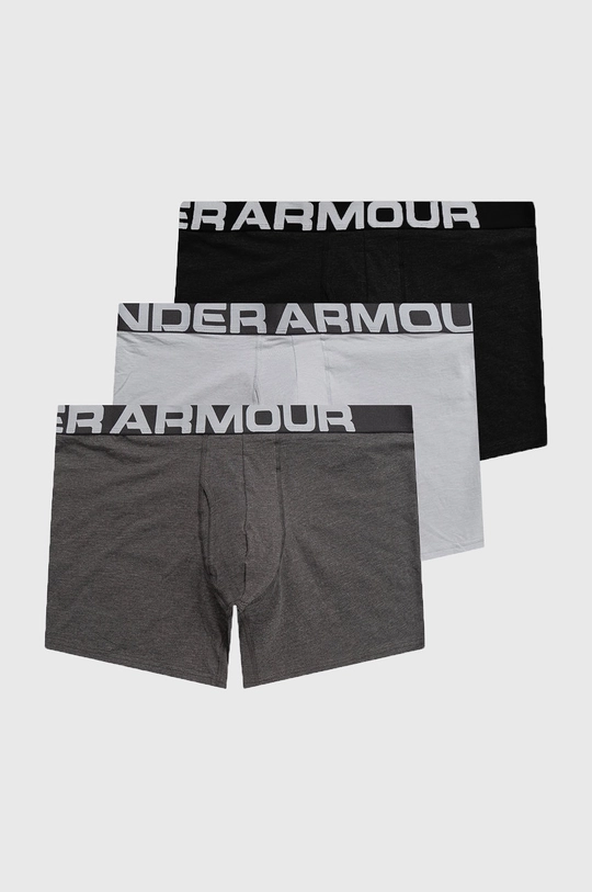 sivá Under Armour - Boxerky (3-pak) 1363617 Pánsky