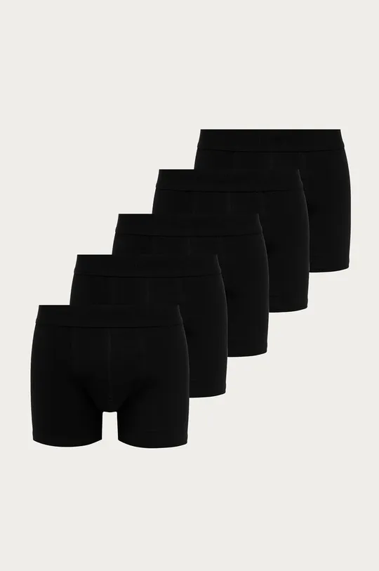 чорний Resteröds - Боксери Organic Cotton (5-pack) Чоловічий