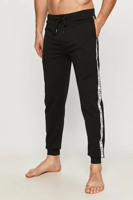 czarny Dkny - Spodnie piżamowe N5.6750 Męski