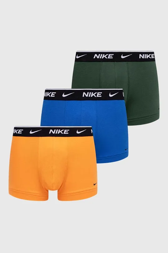 arancione Nike boxer pacco da 3 Uomo