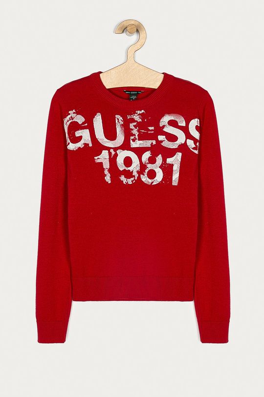 Guess Jeans - Dětský svetr 116-175 cm červená