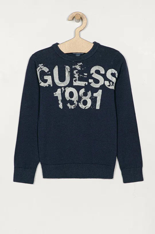 granatowy Guess Jeans - Sweter dziecięcy 116-175 cm Chłopięcy