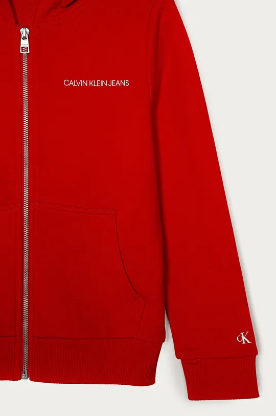červená Calvin Klein Jeans - Detská bavlnená mikina 128-176 cm