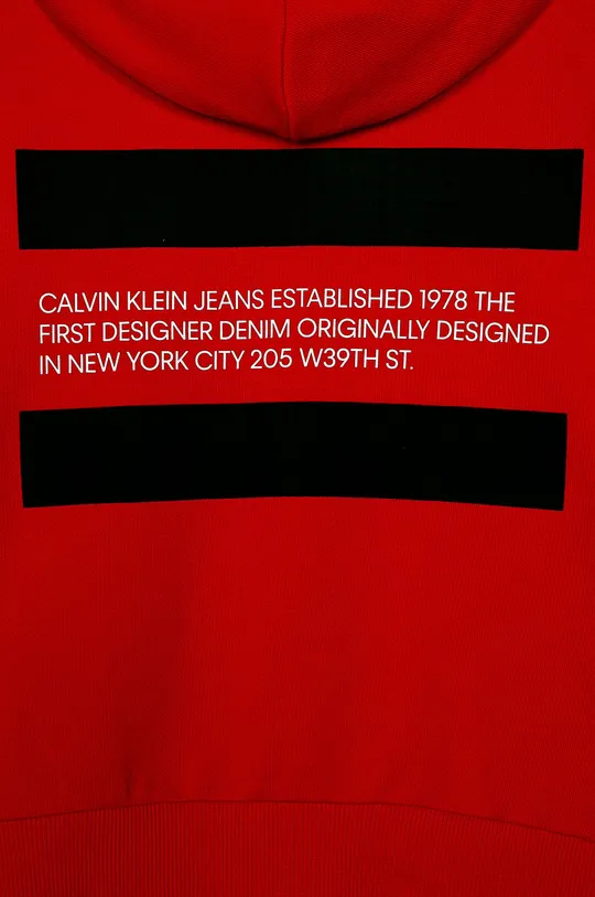 Calvin Klein Jeans - Detská bavlnená mikina 128-176 cm Chlapčenský