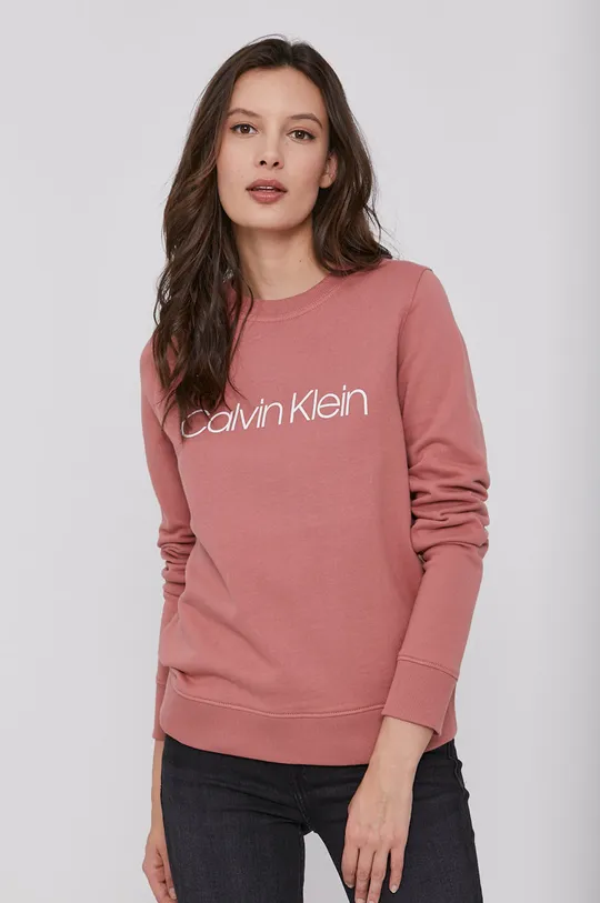 рожевий Calvin Klein - Бавовняна кофта Жіночий