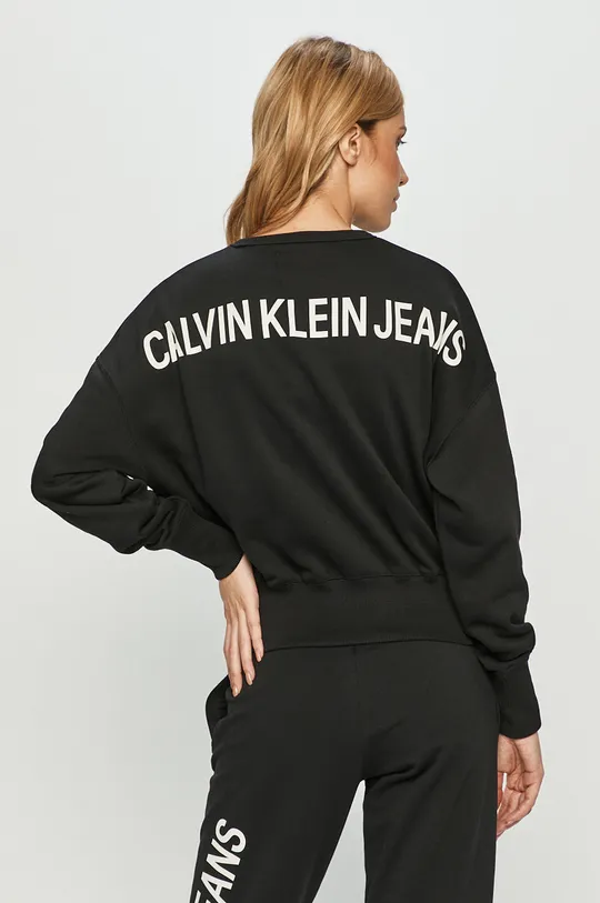 čierna Calvin Klein Jeans - Mikina Dámsky