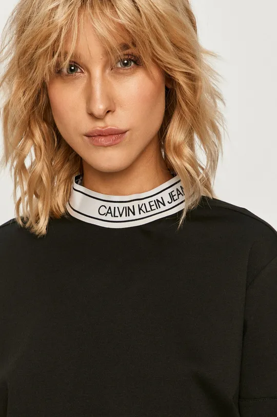 čierna Calvin Klein Jeans - Mikina