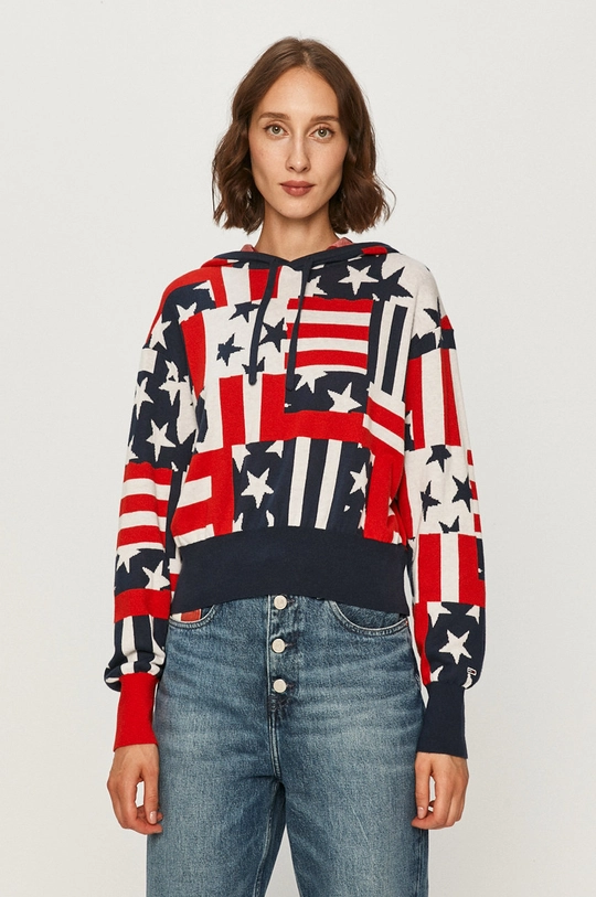 multicolor Tommy Jeans - Sweter DW0DW08519 Damski