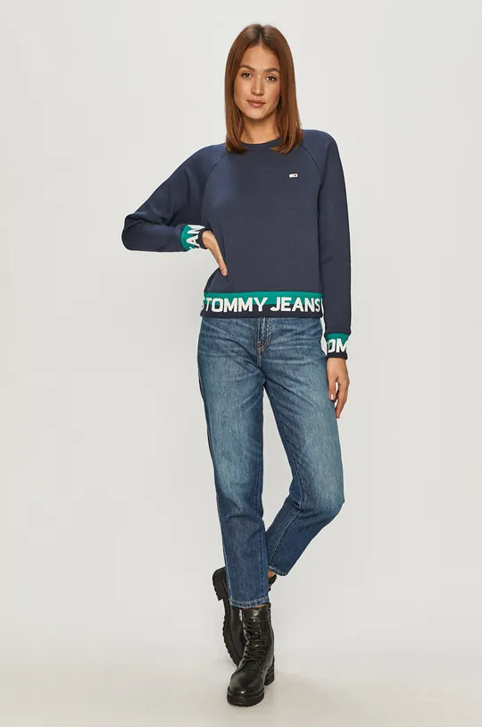 Tommy Jeans - Кофта темно-синій