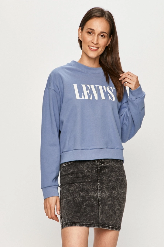 niebieski Levi's - Bluza bawełniana Damski