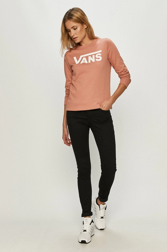 Vans - Bluza bawełniana różowy