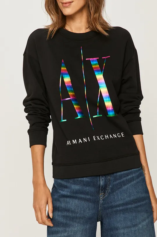 čierna Armani Exchange - Mikina