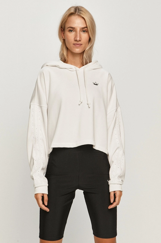 biały adidas Originals - Bluza GC6791 Damski