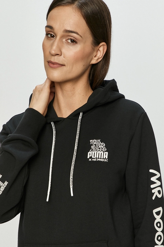 čierna Puma - Mikina x Mr Doodle 598639