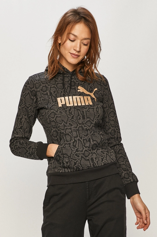 czarny Puma - Bluza 584596 Damski