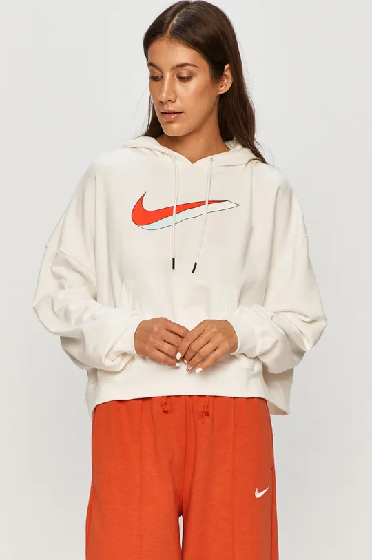 biela Nike Sportswear - Mikina Dámsky