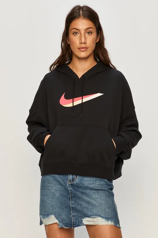 čierna Nike Sportswear - Mikina Dámsky