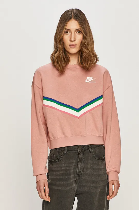 růžová Nike Sportswear - Mikina Dámský