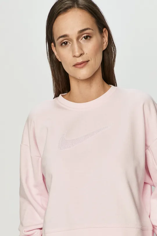 różowy Nike - Bluza