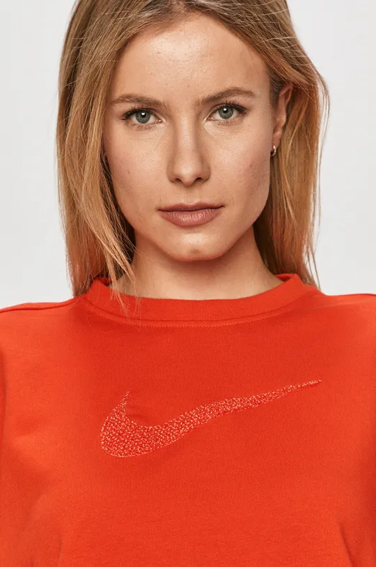 czerwony Nike - Bluza