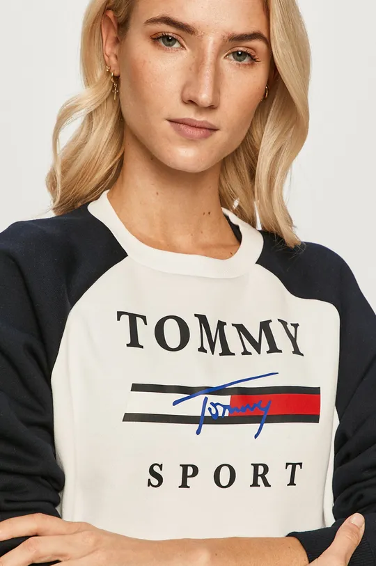 biela Tommy Sport - Mikina